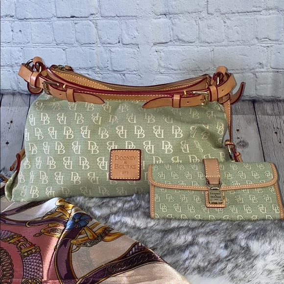 Dooney & Bourke Handbags - Dooney & Bourke 1975 slouch bag & wallet set